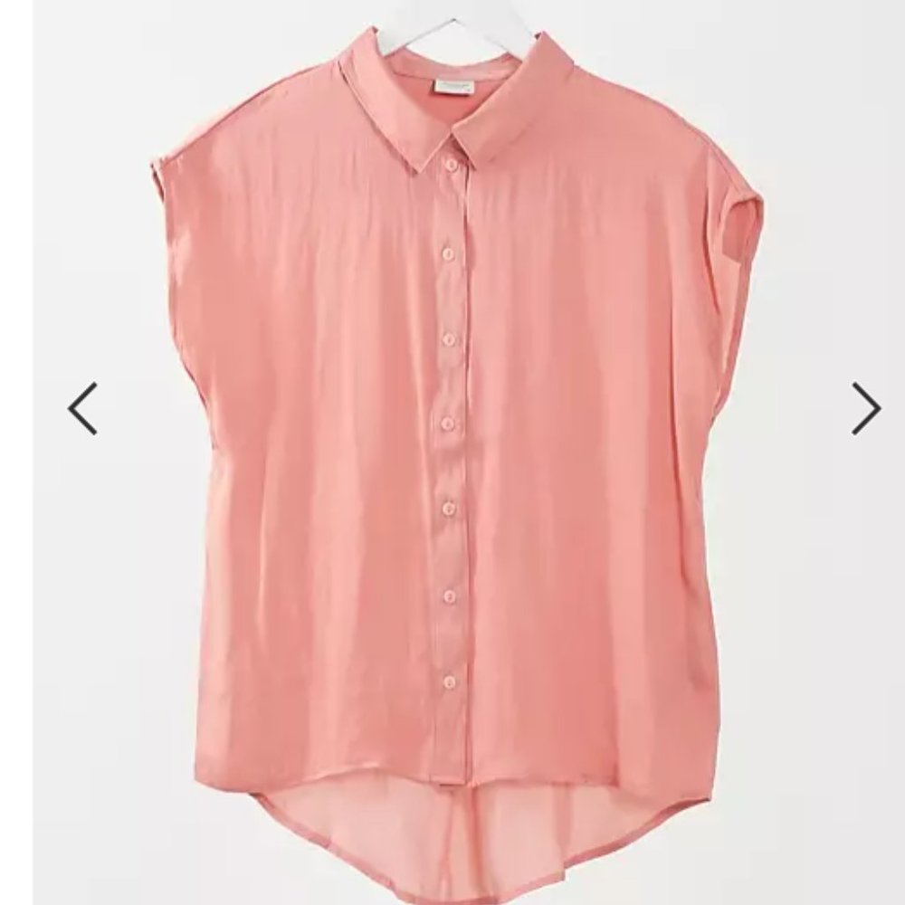JDY peach short sleeve shirt